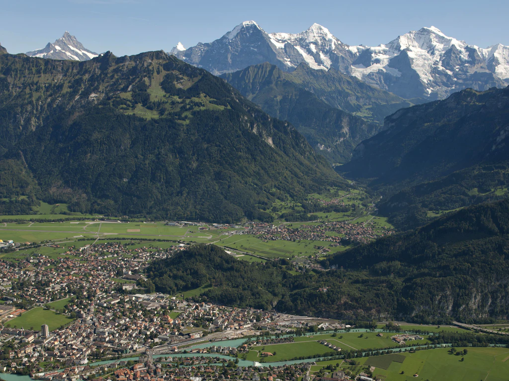 Luftbild Interlaken