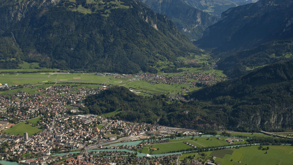 Luftbild Interlaken